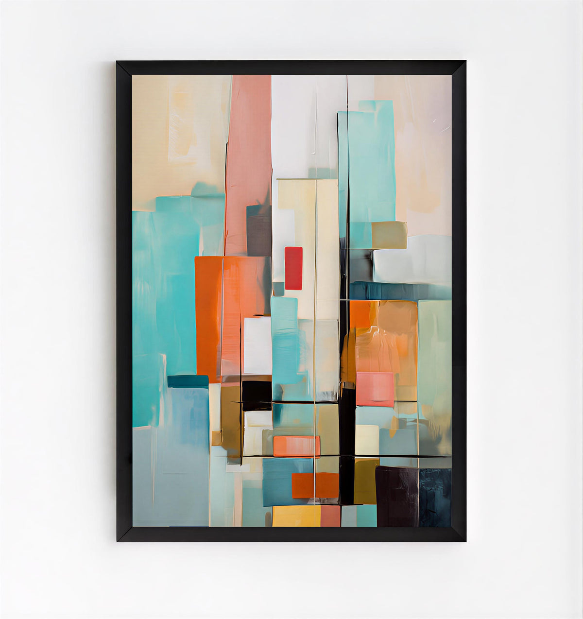 Lámina de arte abstracto geométrico