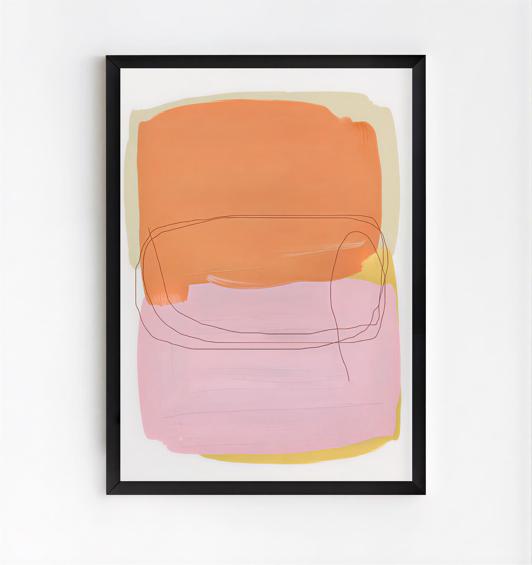 Lámina de arte abstracto minimalista