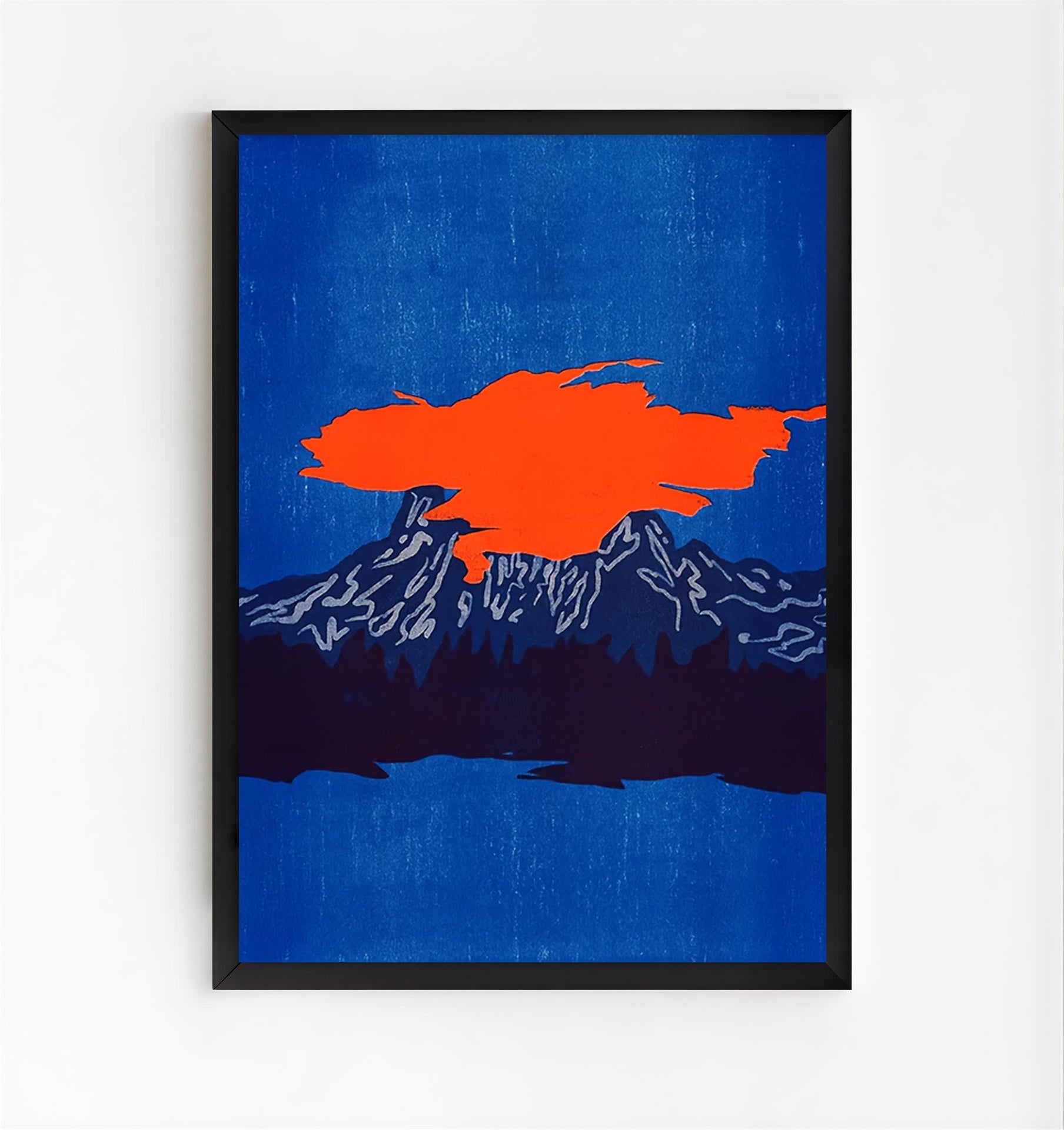 Lámina de paisaje abstracto