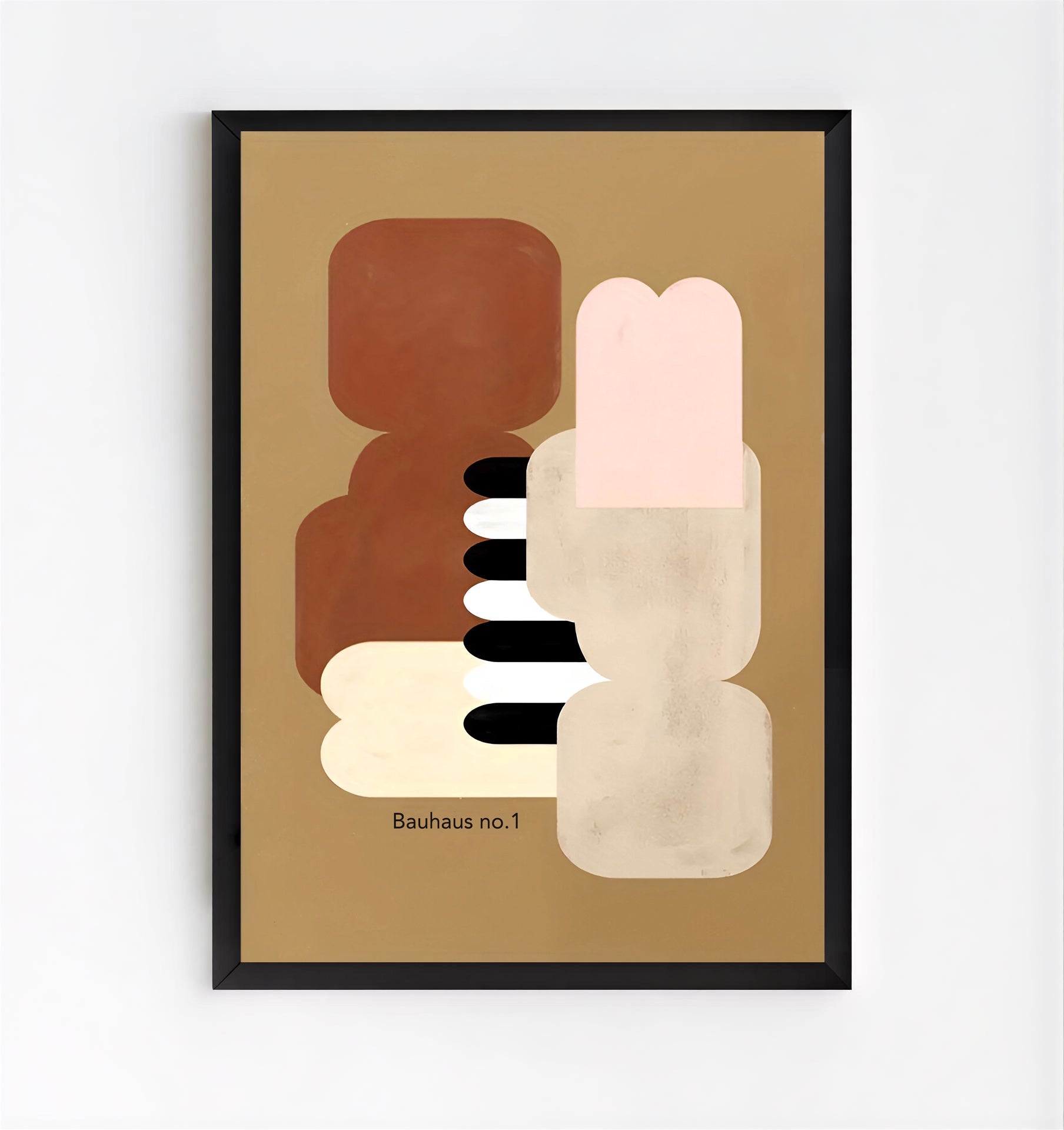 Lámina de arte abstracto Bauhaus