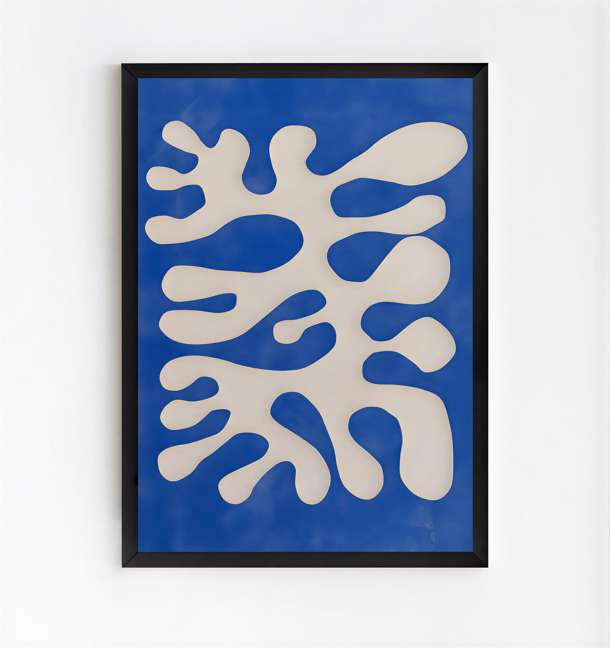 Lámina de arte abstracto orgánico moderno