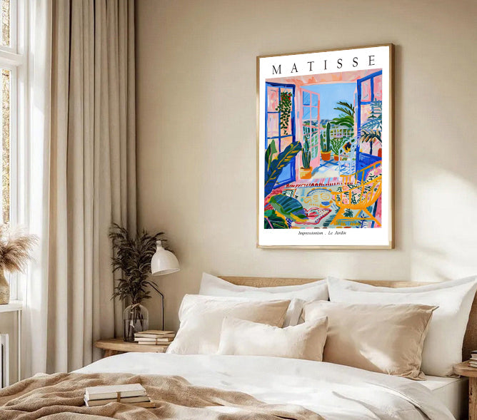 Póster de exposición Matisse Le Jardin – Arte de pared del balcón colorido