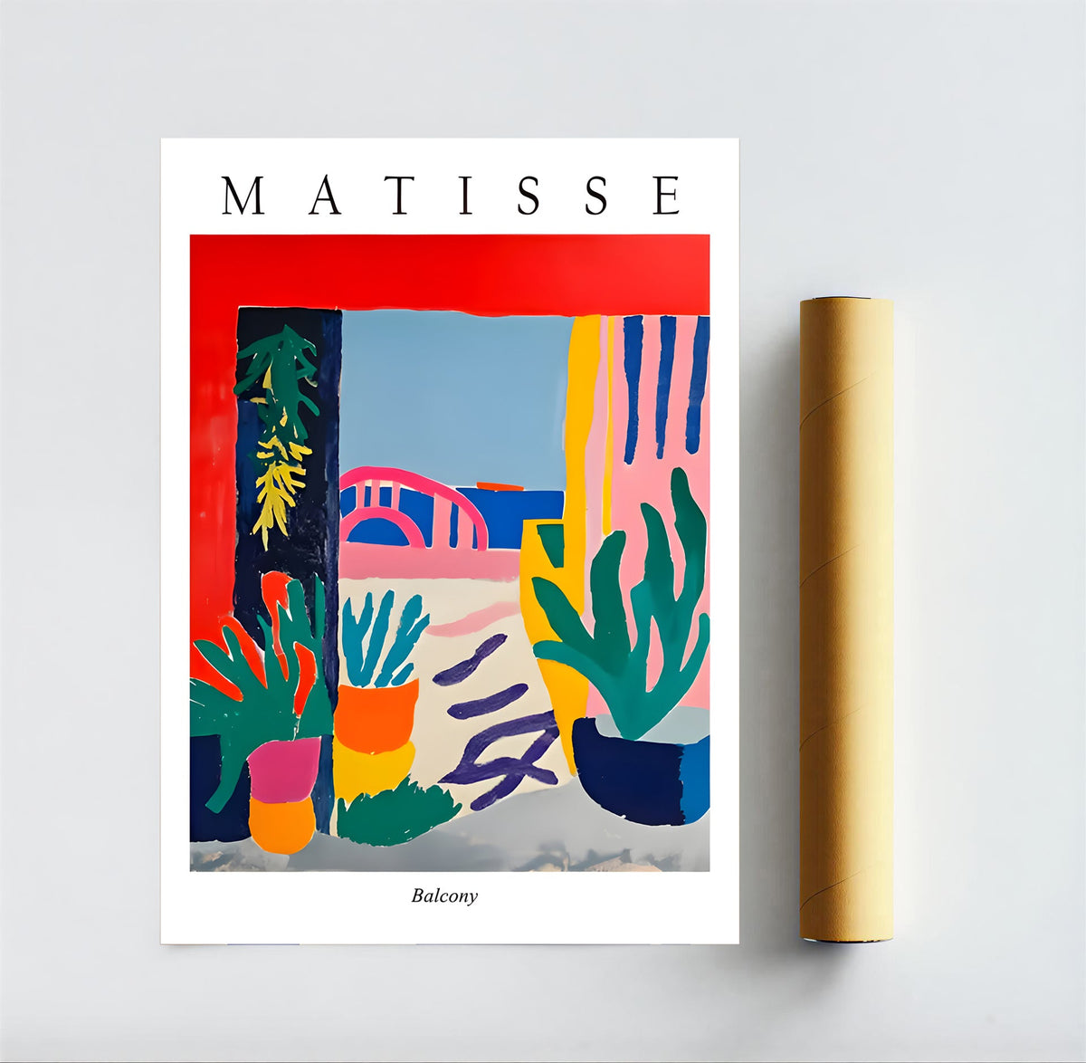 Obra de plantas de interior inspirada en Henri Matisse