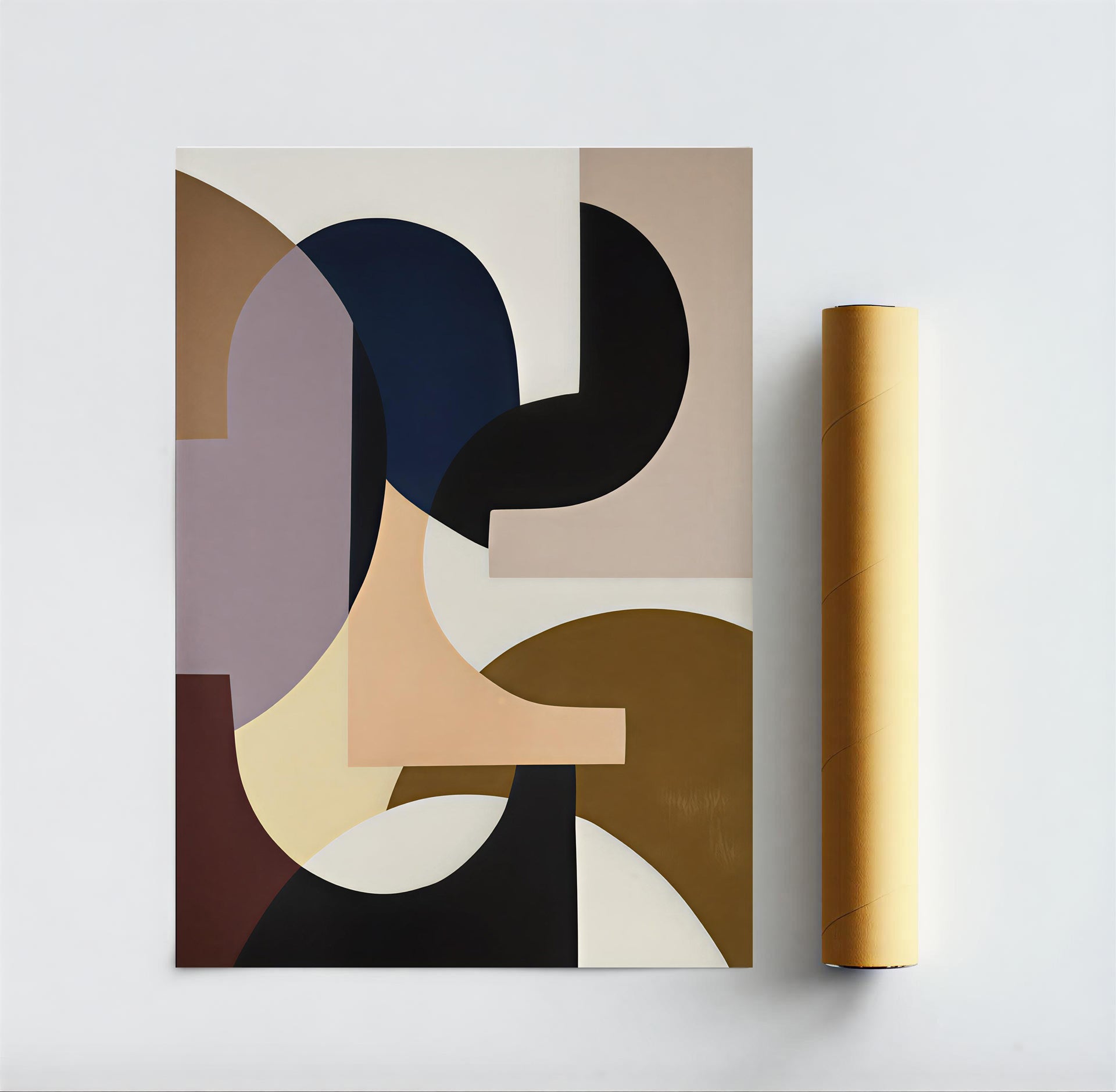 Lámina de formas geométricas abstractas