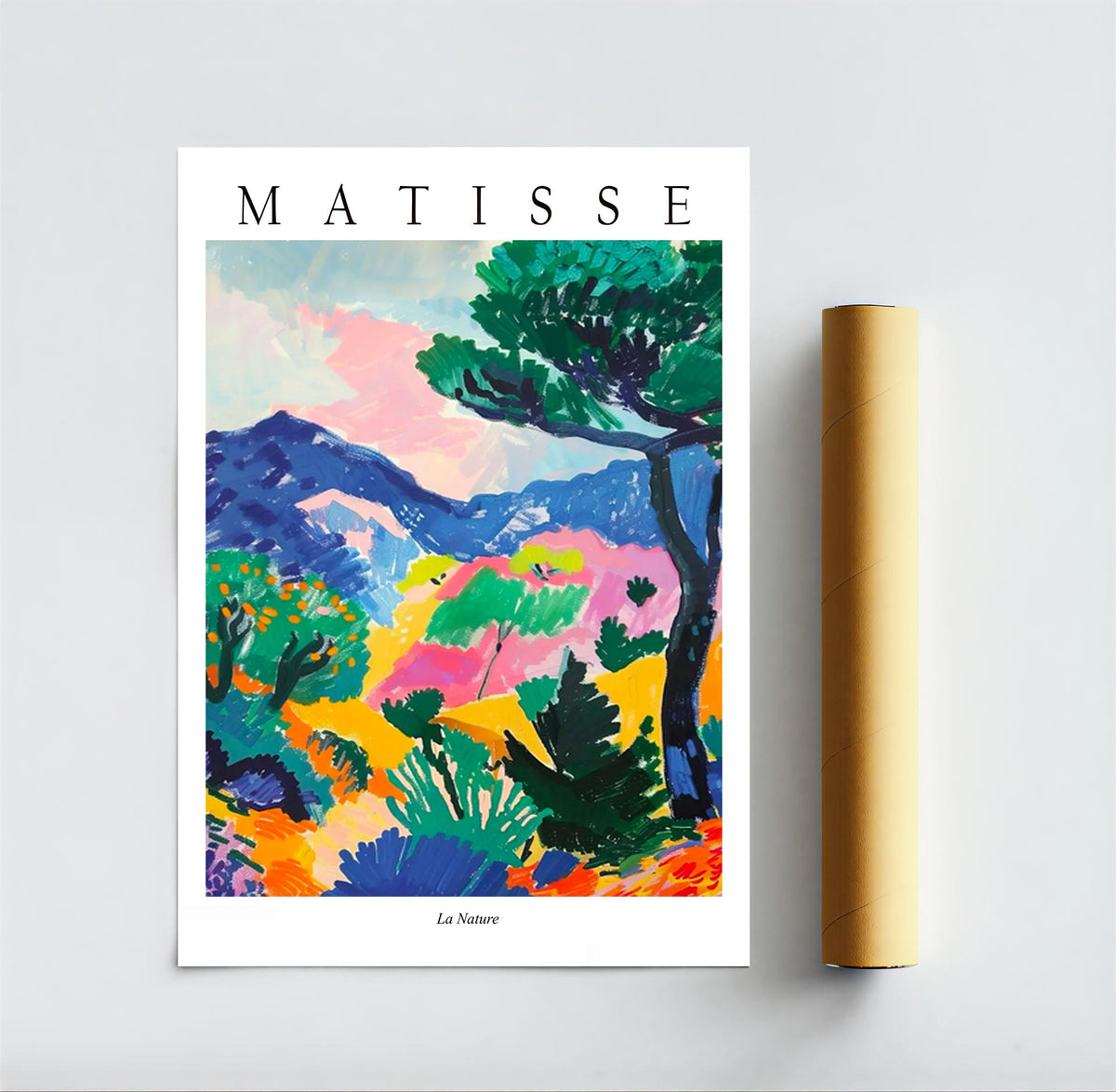 Lámina de paisaje inspirada en Matisse