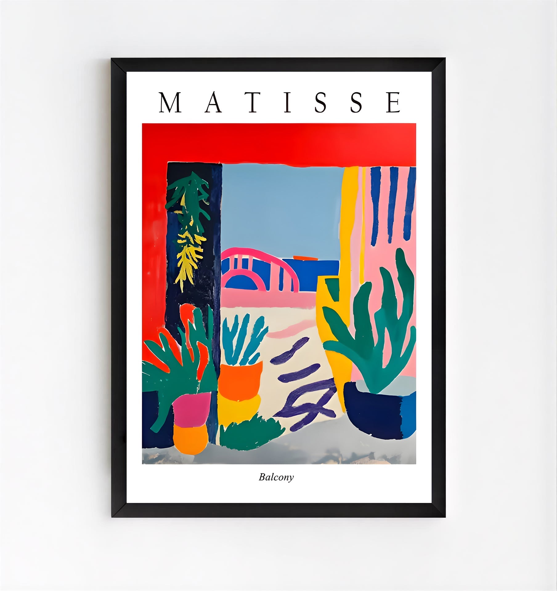 Obra de plantas de interior inspirada en Henri Matisse