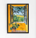 Lámina de vista desde la ventana inspirada en Matisse