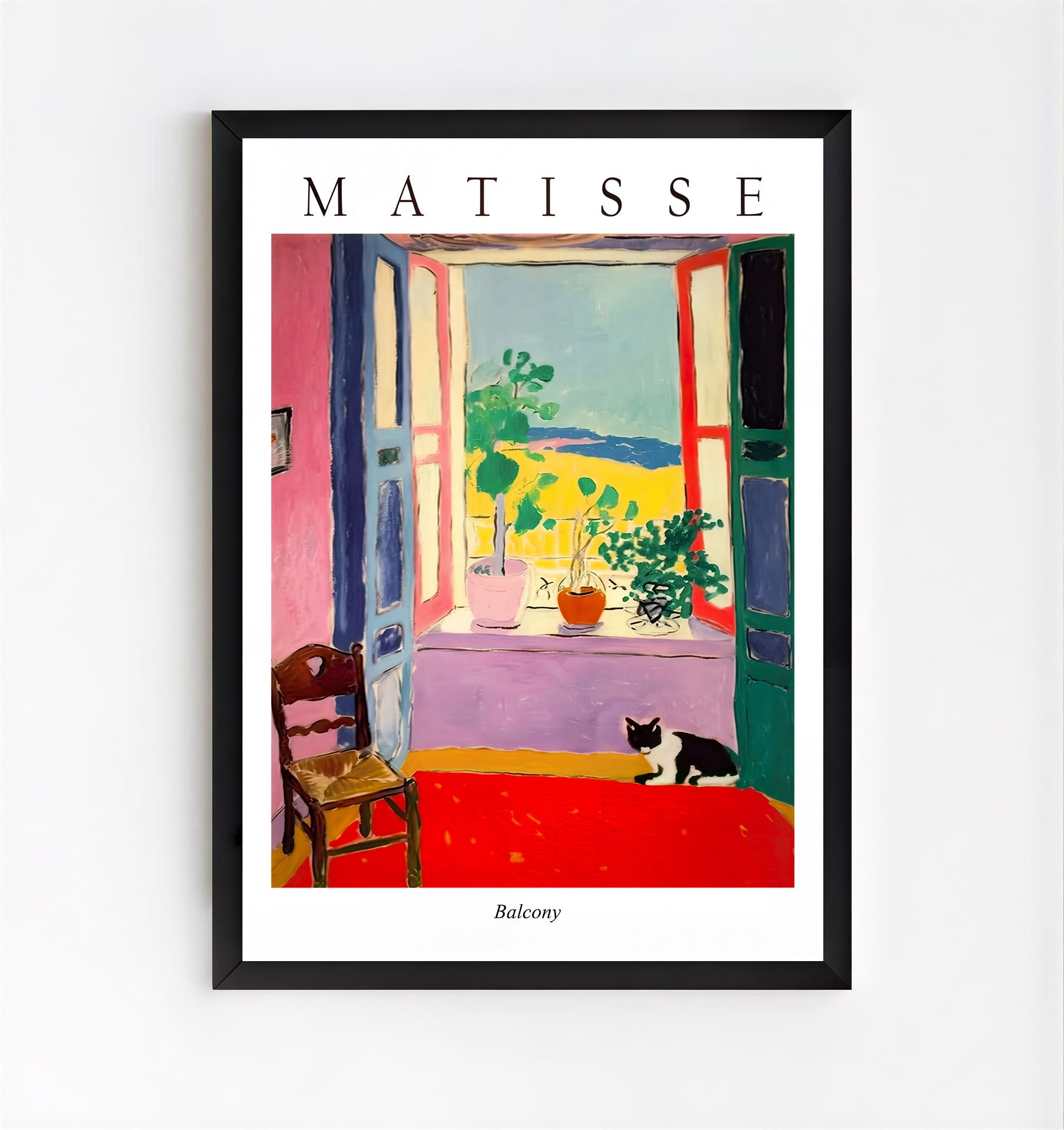 Lámina de balcón al estilo Matisse
