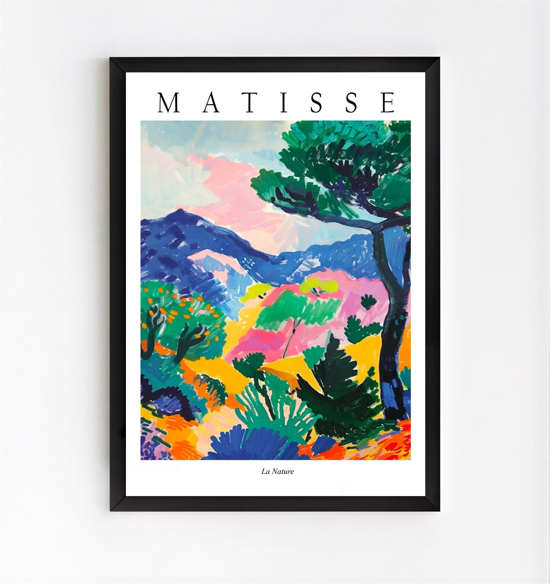 Lámina de paisaje inspirada en Matisse