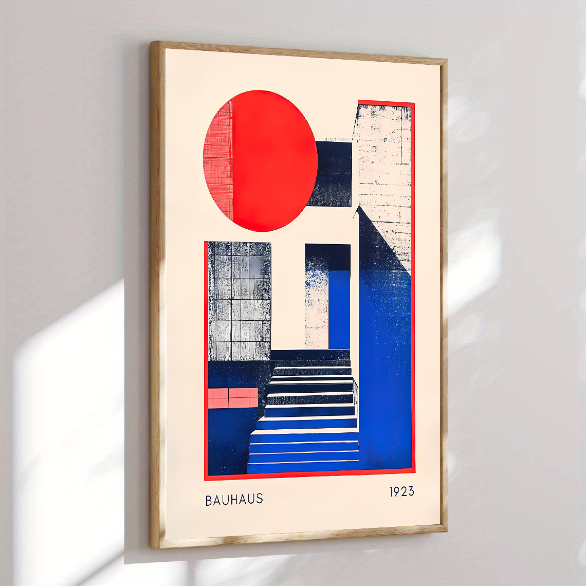 Lámina de arte abstracto Bauhaus de los años 20
