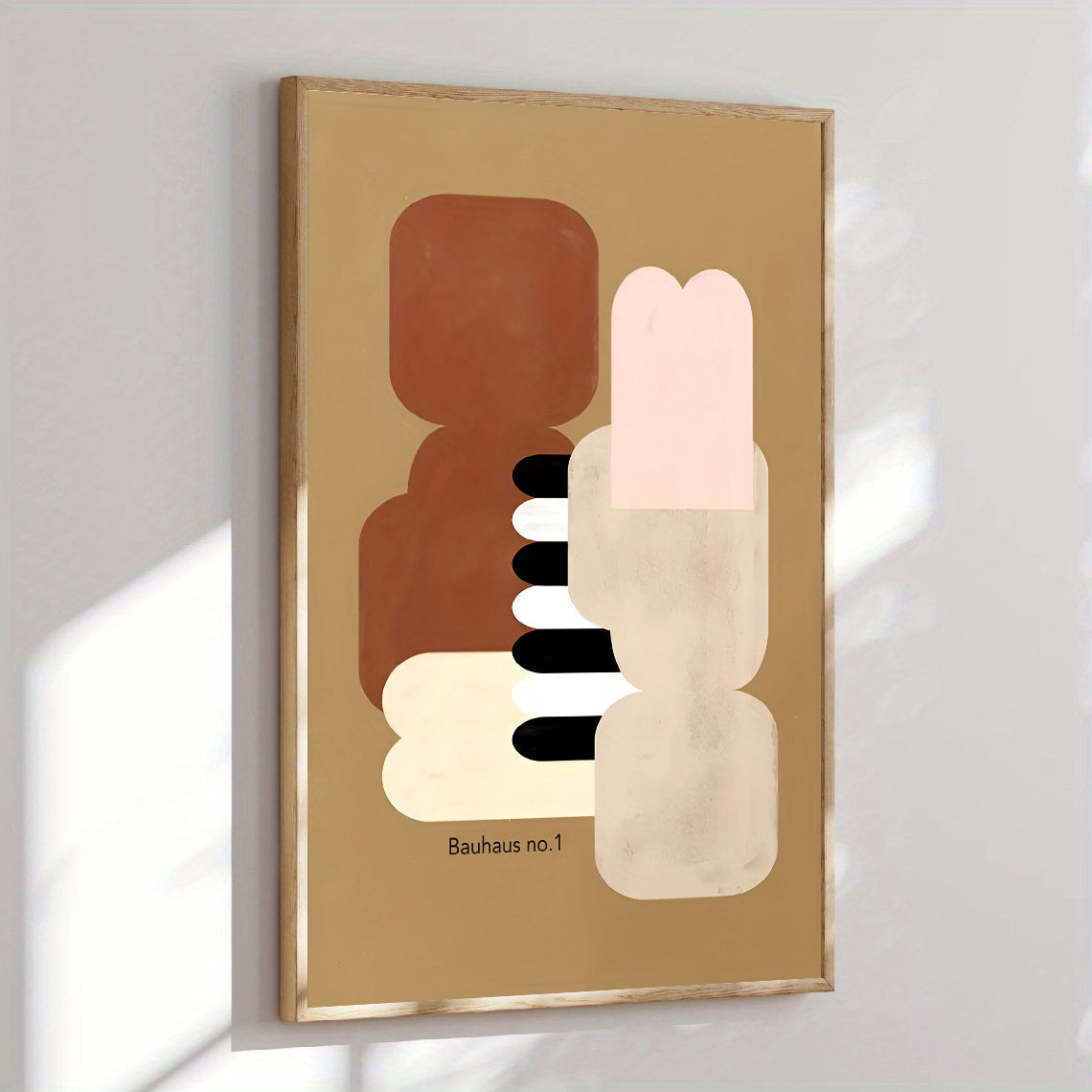 Lámina de arte abstracto Bauhaus