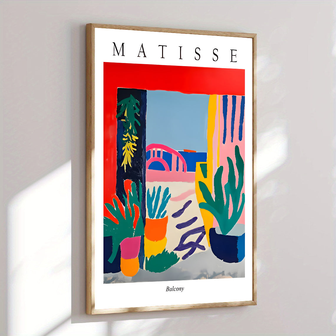 Obra de plantas de interior inspirada en Henri Matisse