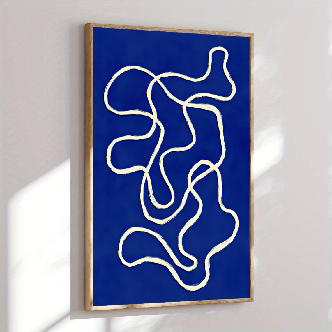 Lámina de arte abstracto azul
