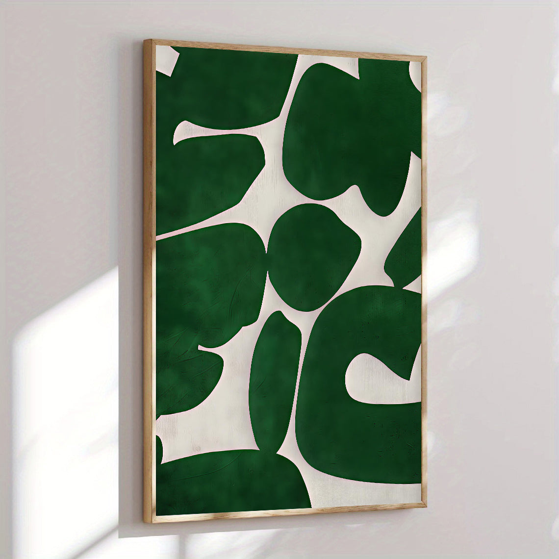 Lámina de arte abstracto verde