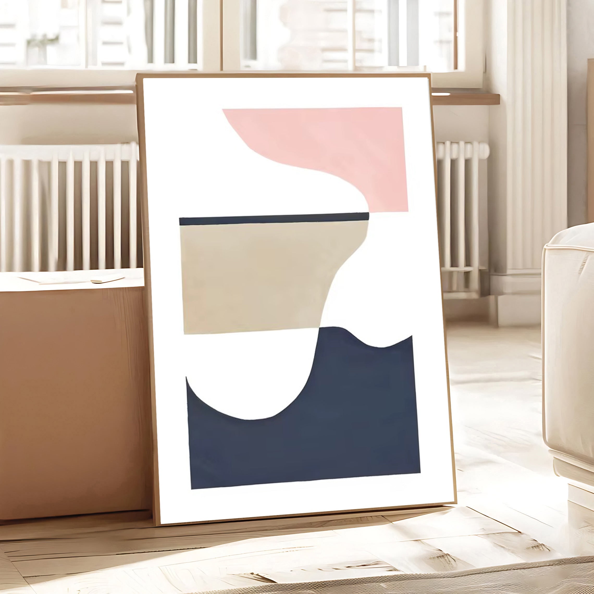 Lámina escandinava de diseño minimalista