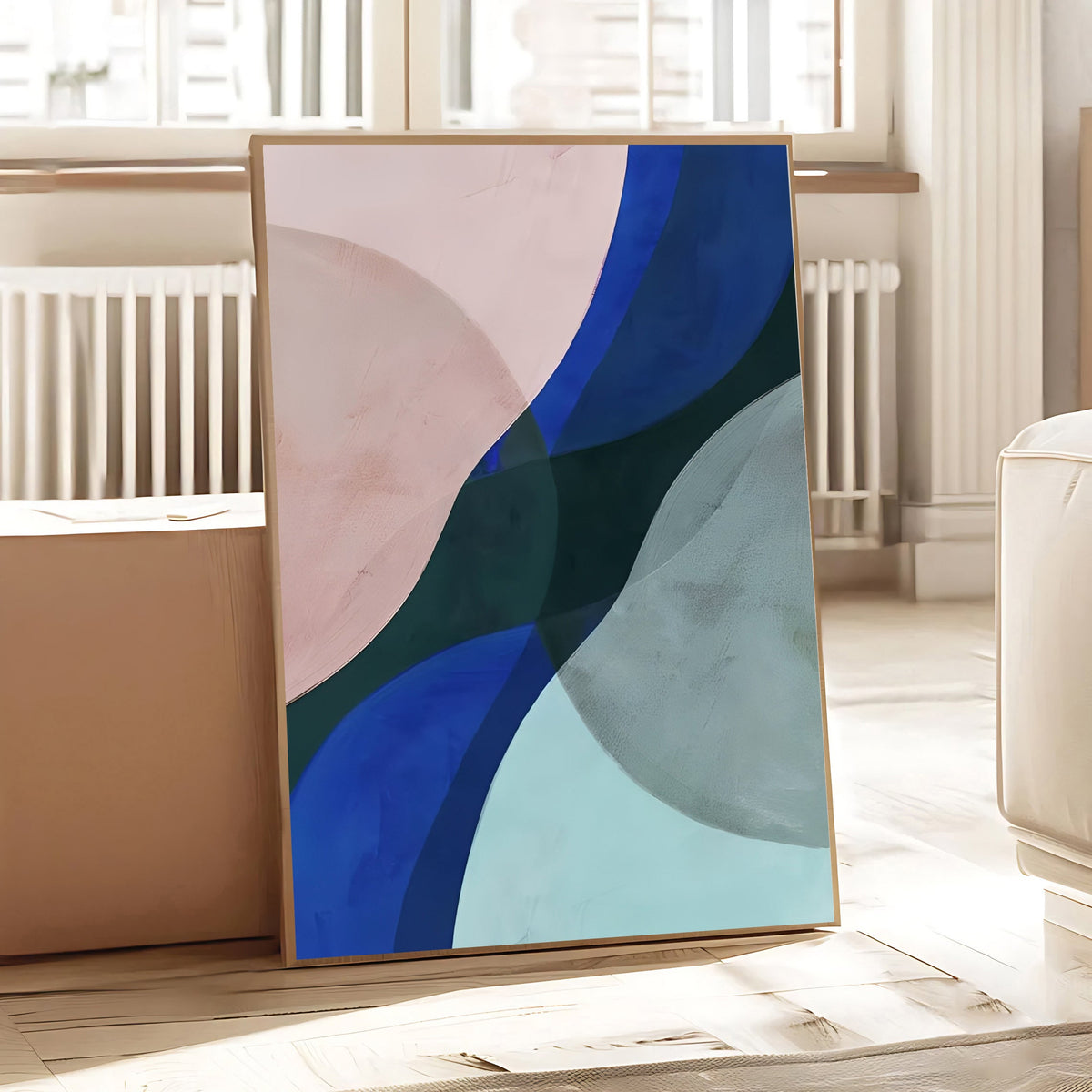 Lámina de arte abstracto geométrico moderno