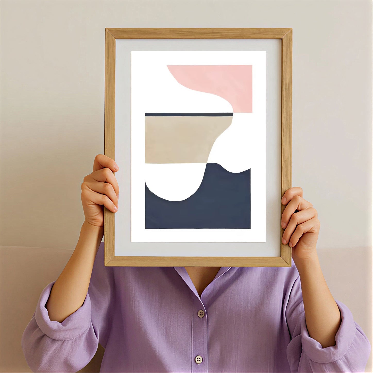 Lámina escandinava de diseño minimalista