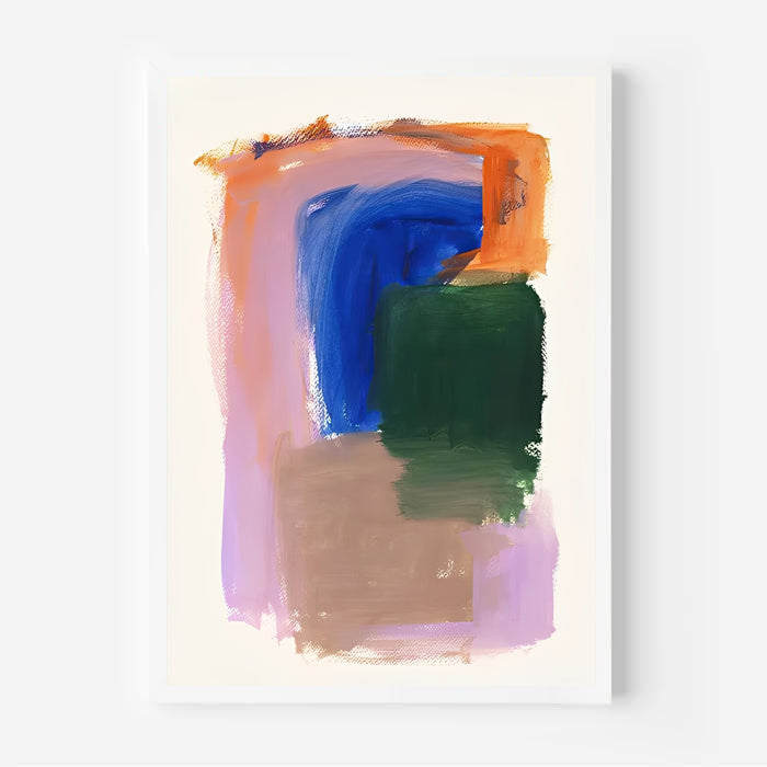 Lámina de arte abstracto moderno y colorido