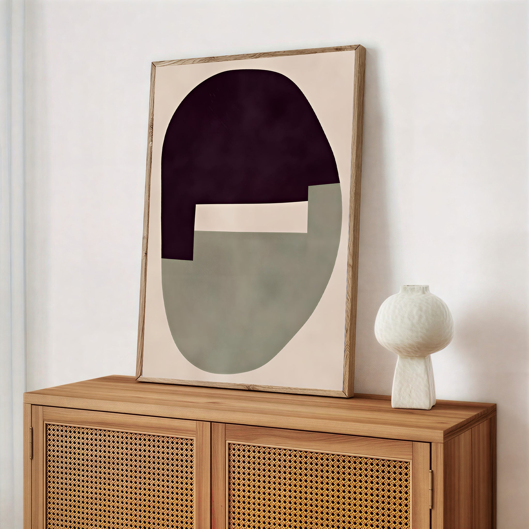 Lámina de arte abstracto minimalista