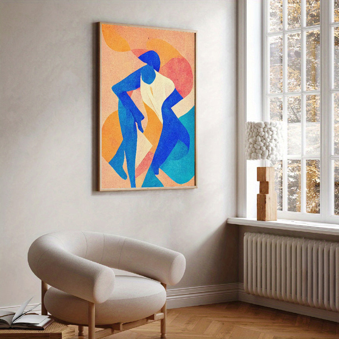 Lámina de arte figurativo abstracto moderno