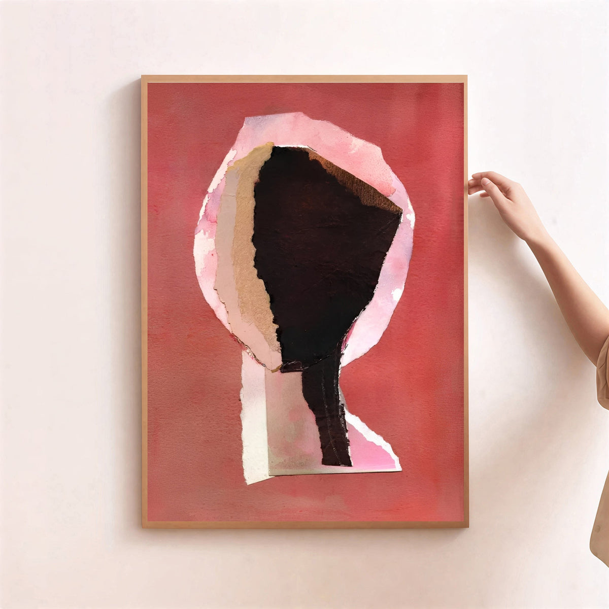 Lámina de collage abstracto