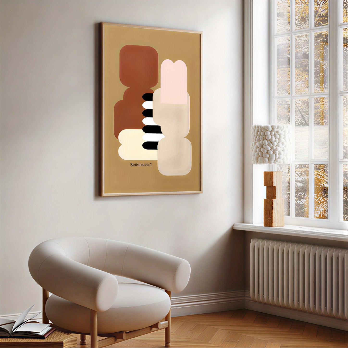 Lámina de arte abstracto Bauhaus