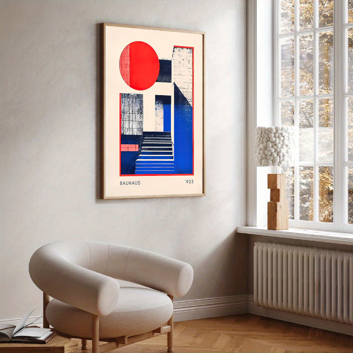 Lámina de arte abstracto Bauhaus de los años 20