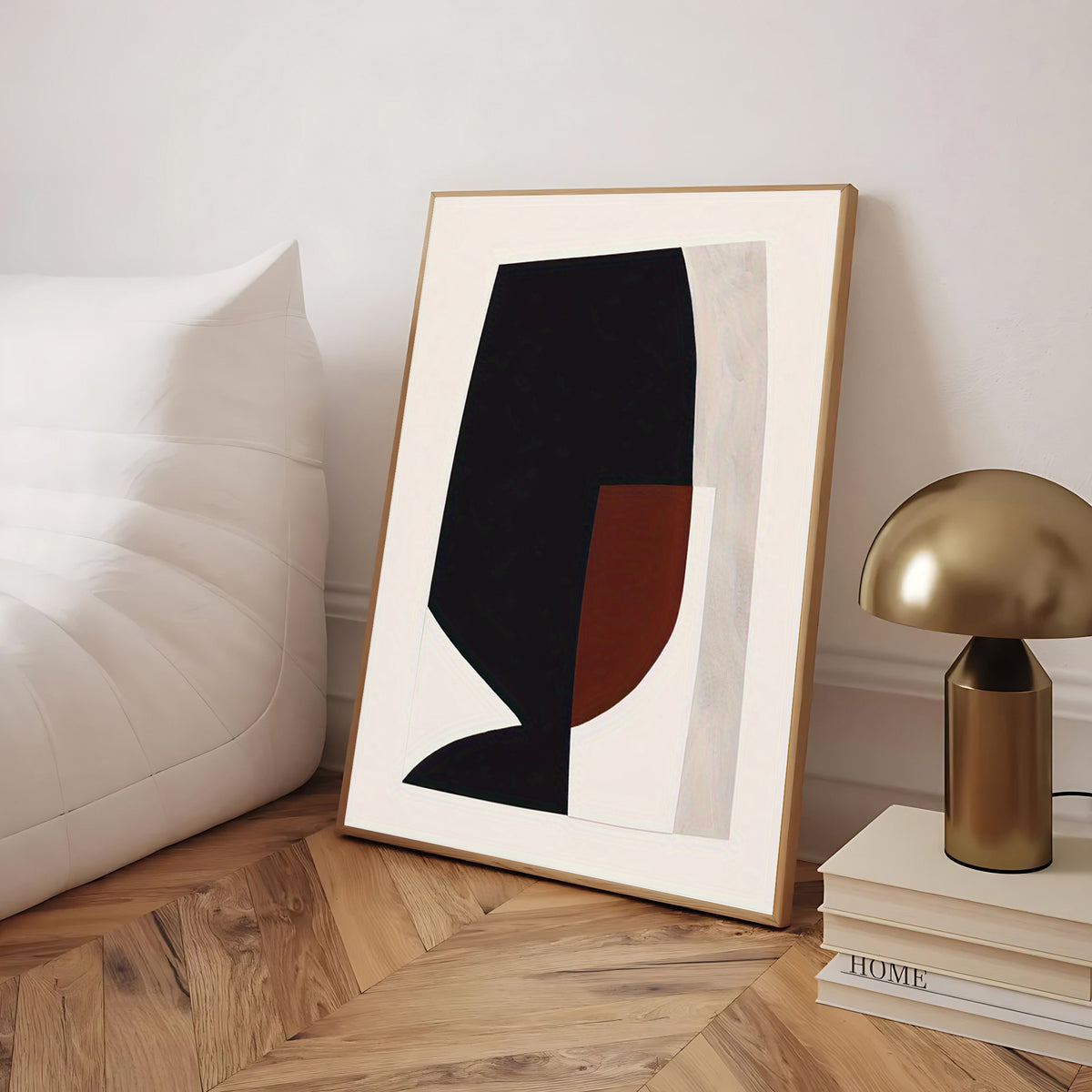 Lámina de arte geométrico abstracto minimalista