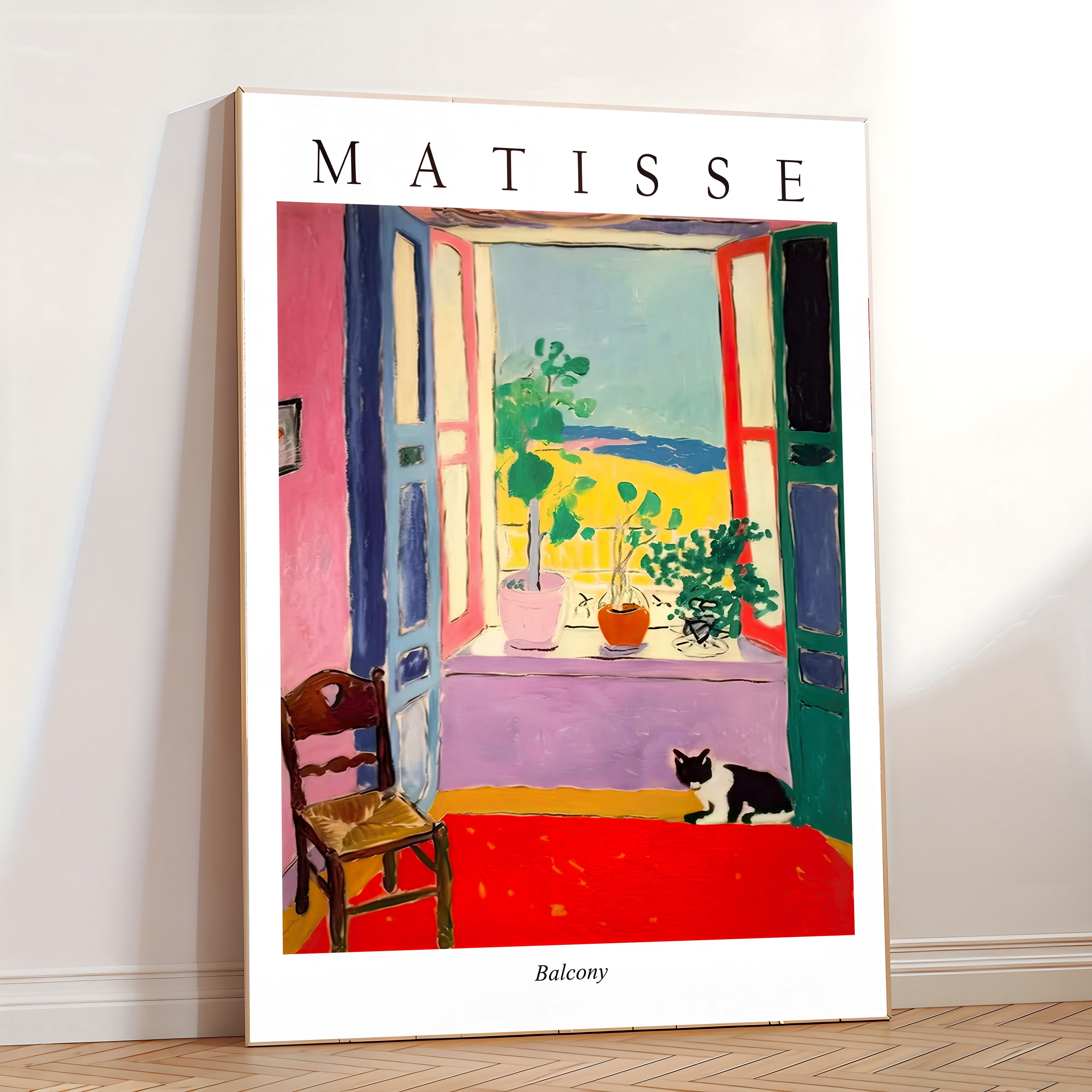 Lámina de balcón al estilo Matisse