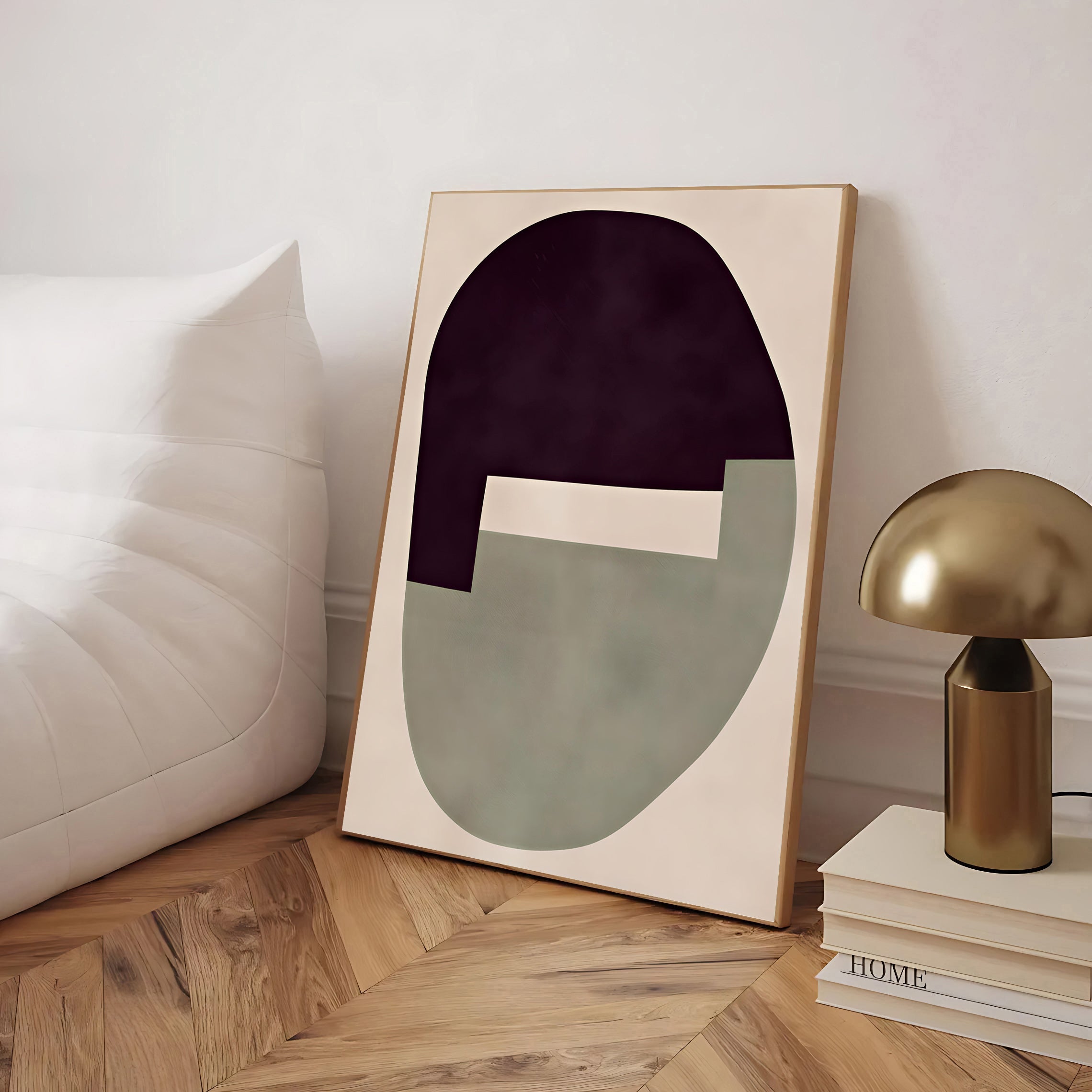 Lámina de arte abstracto minimalista
