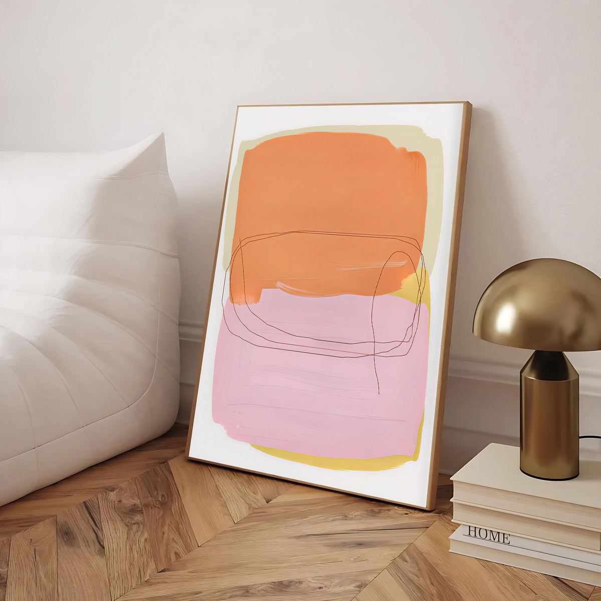 Lámina de arte abstracto minimalista