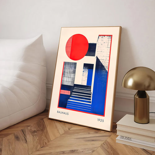Lámina de arte abstracto Bauhaus de los años 20