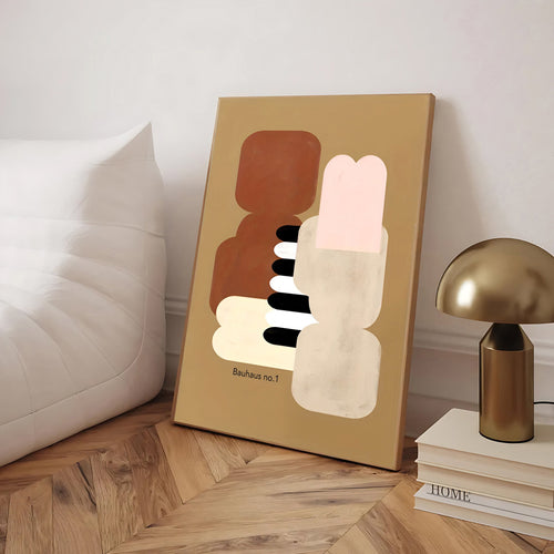 Lámina de arte abstracto Bauhaus