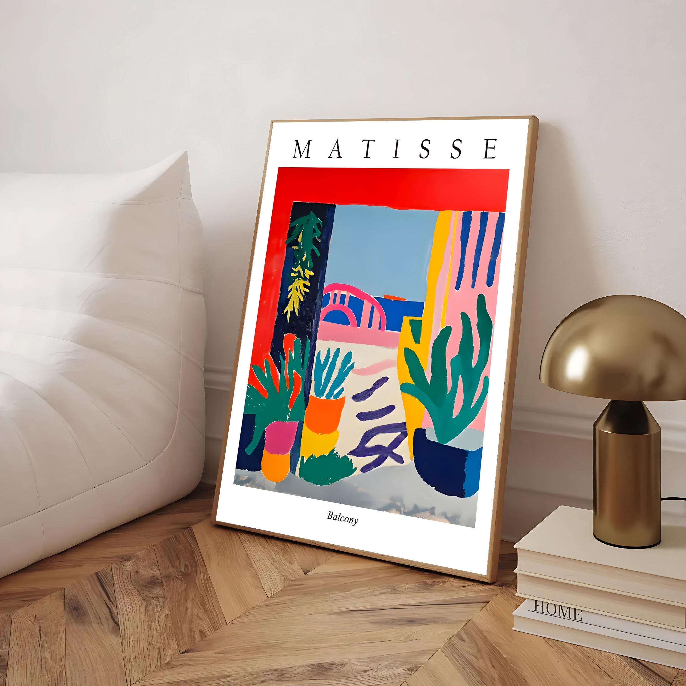 Obra de plantas de interior inspirada en Henri Matisse