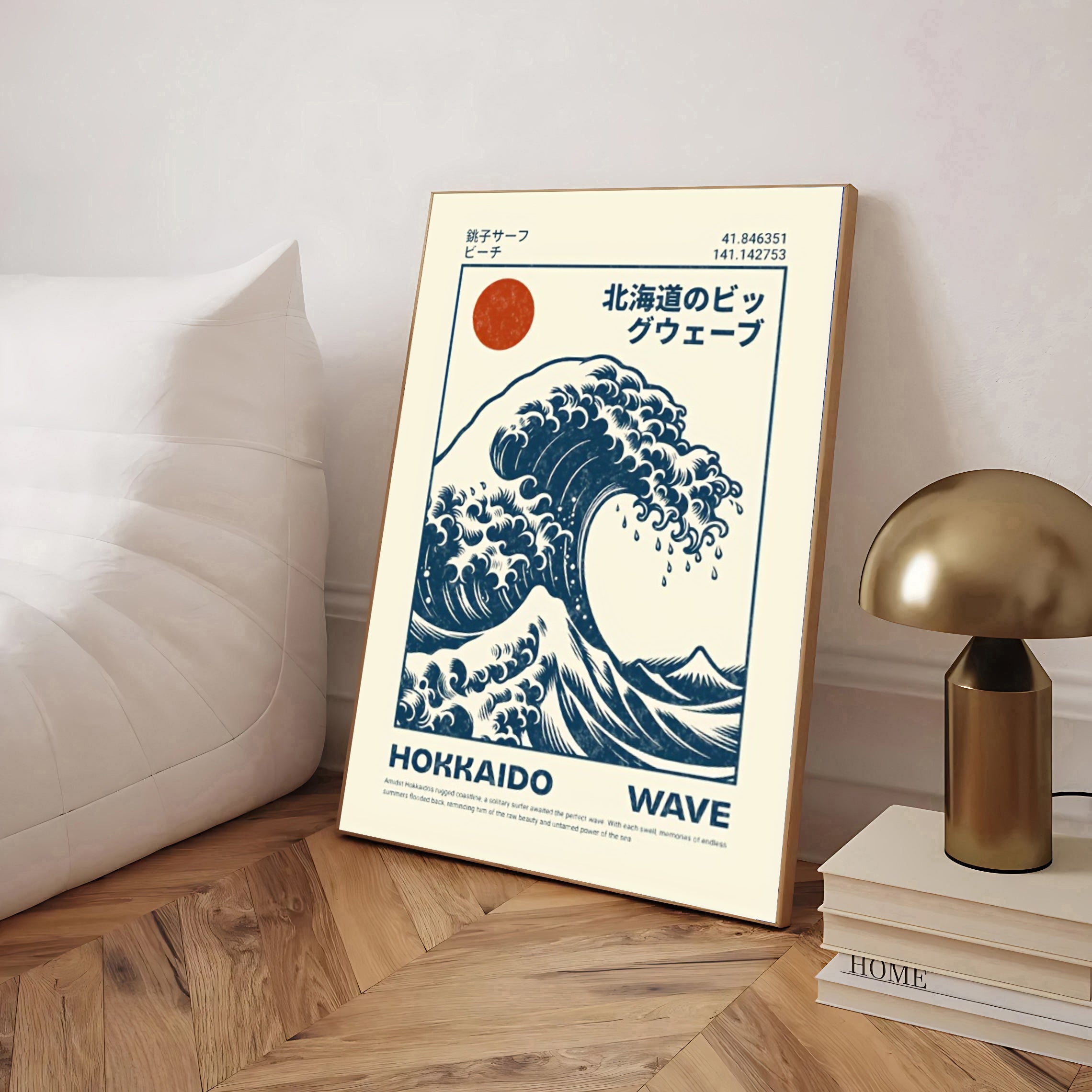 Lámina del póster de la ola de Hokusai