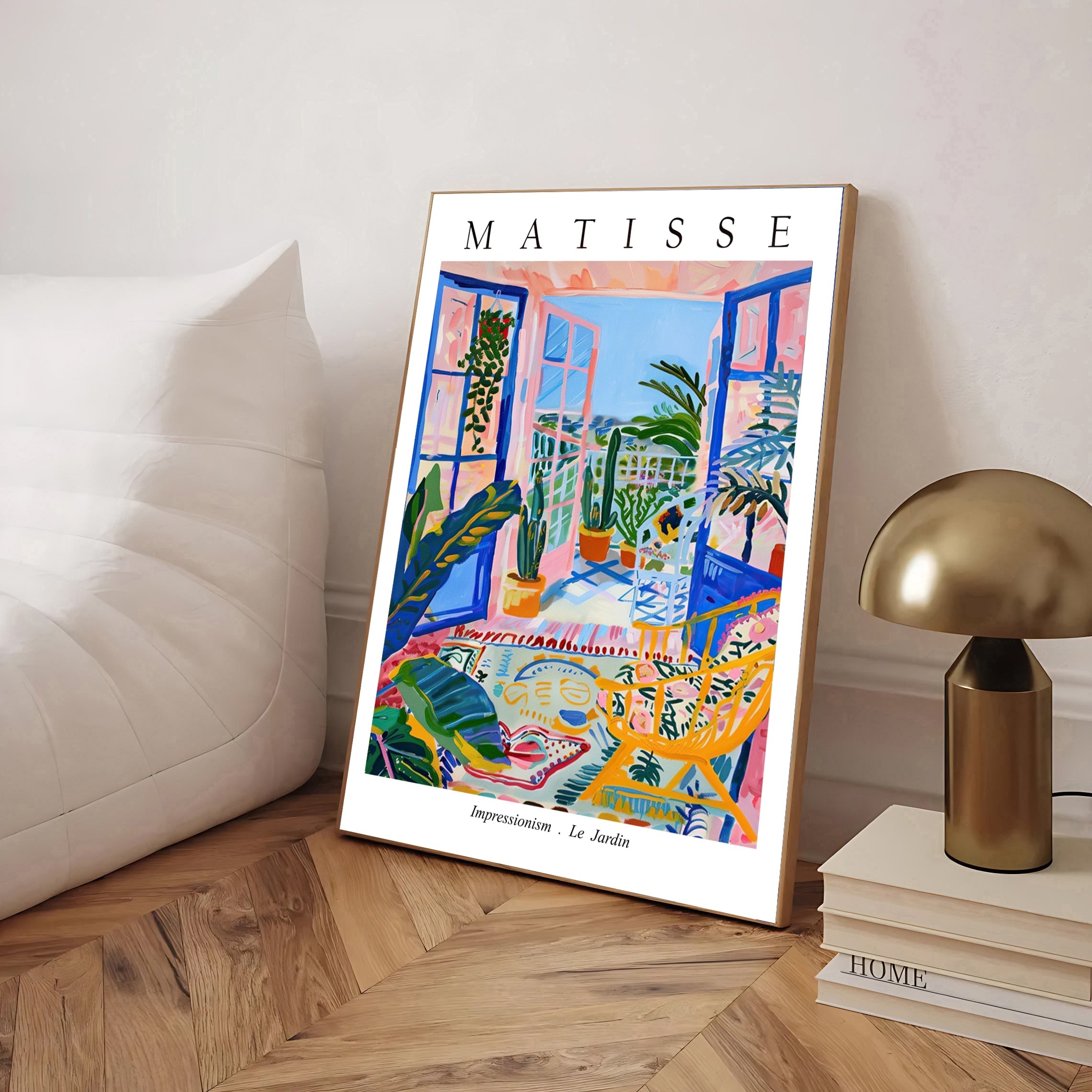 Póster de exposición Matisse Le Jardin – Arte de pared del balcón colorido