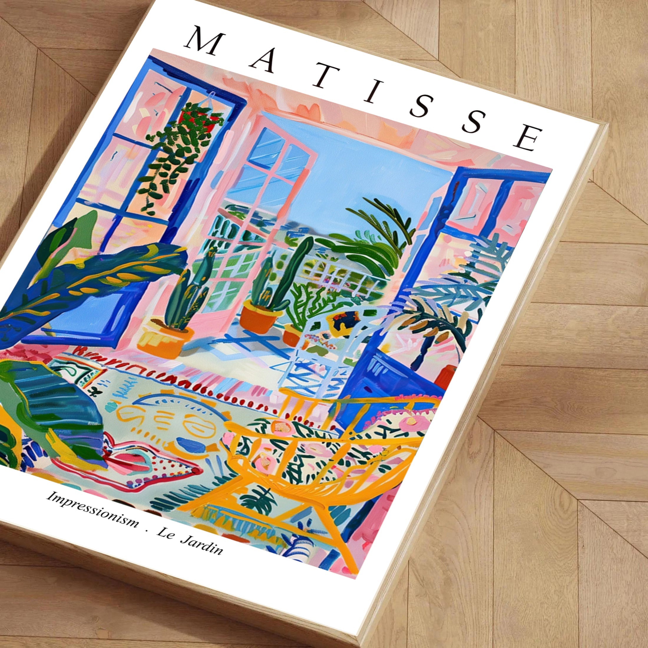 Póster de exposición Matisse Le Jardin – Arte de pared del balcón colorido