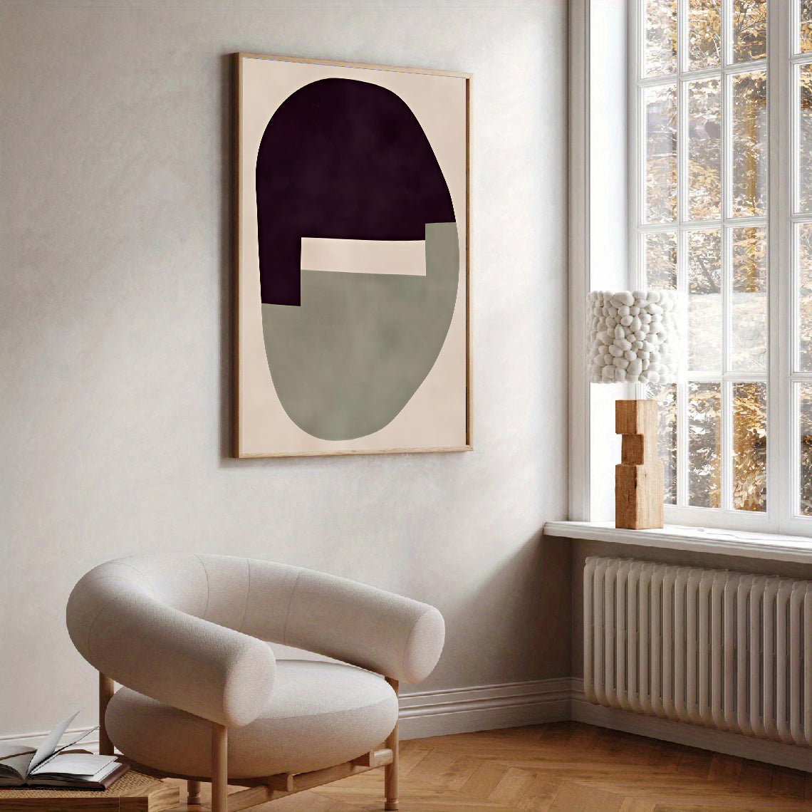 Lámina de arte abstracto minimalista