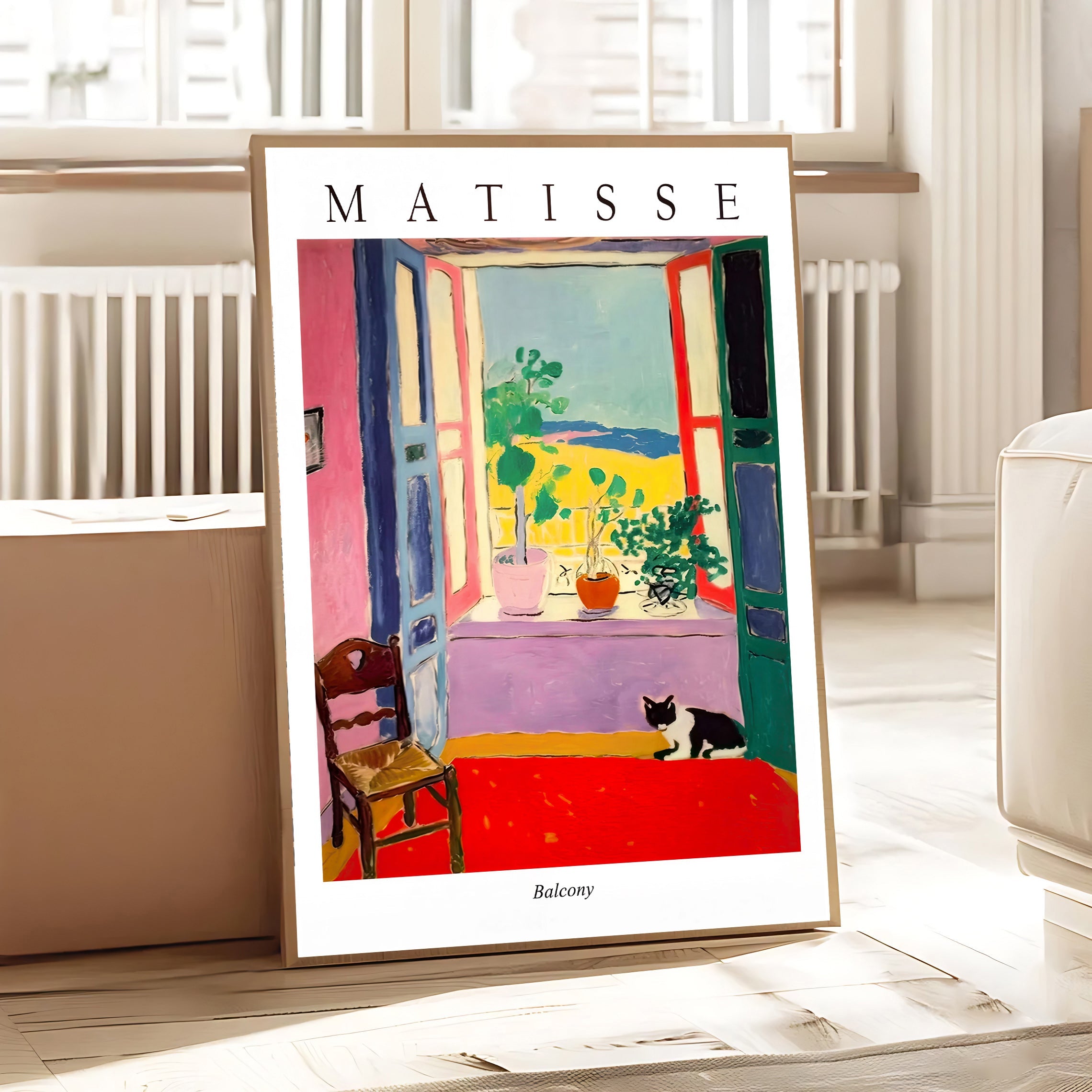 Lámina de balcón al estilo Matisse