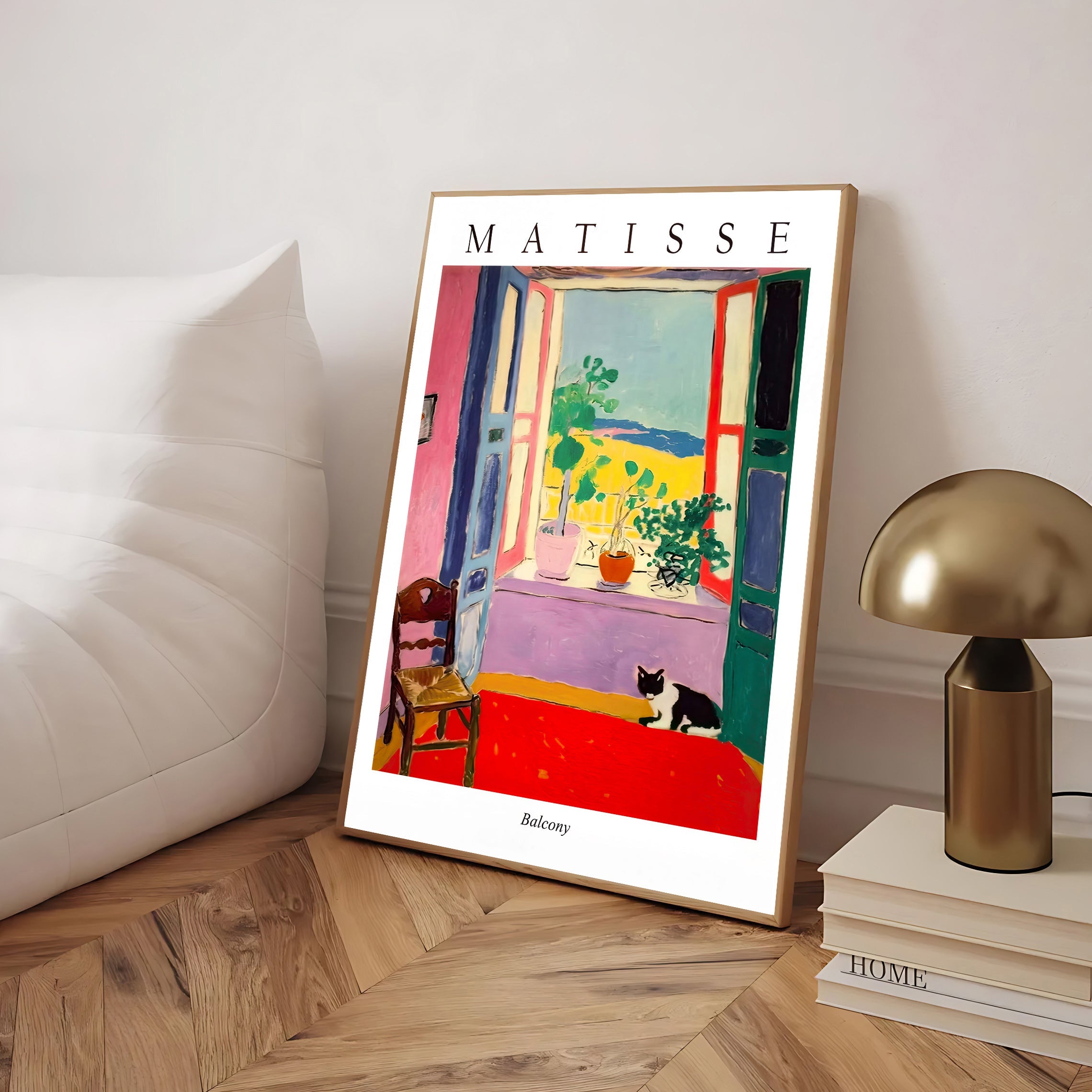 Lámina de balcón al estilo Matisse