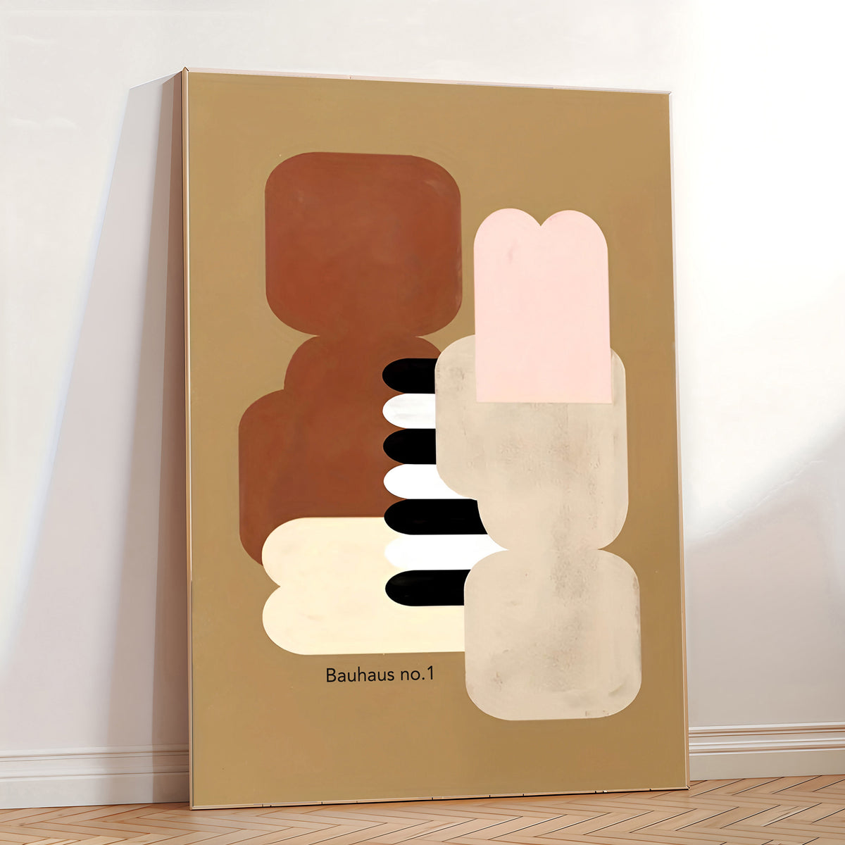 Lámina de arte abstracto Bauhaus