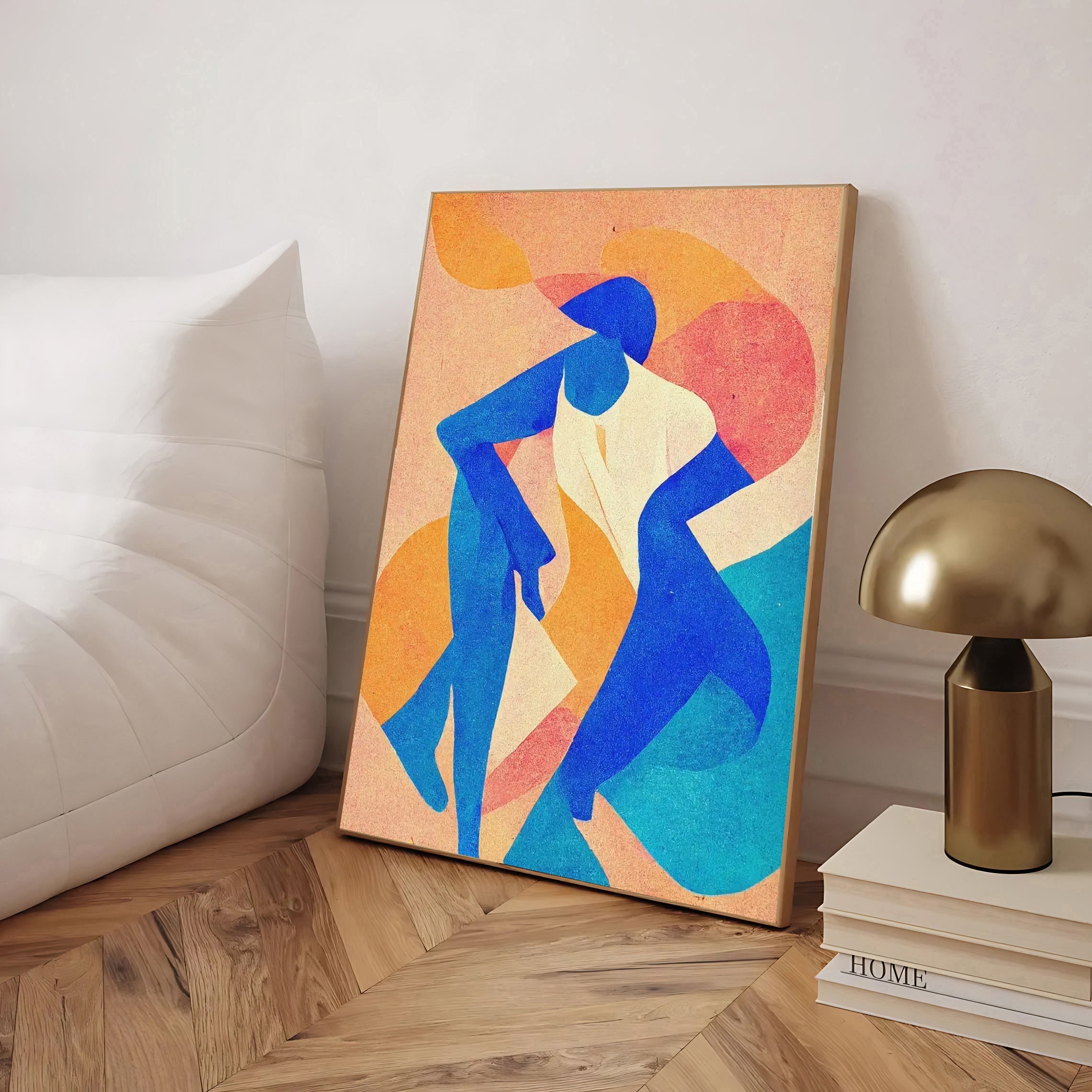 Lámina de arte figurativo abstracto moderno