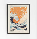 Lámina de la ola japonesa – Póster de exposición Tokio