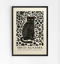 Lámina minimalista de gato negro