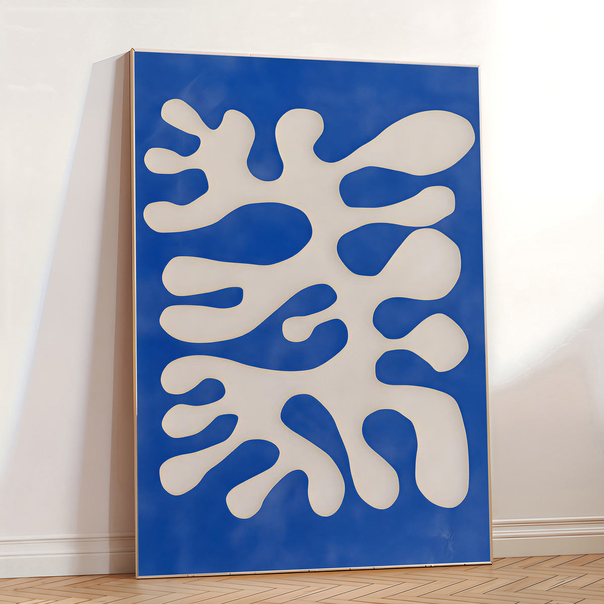 Lámina de arte abstracto orgánico moderno