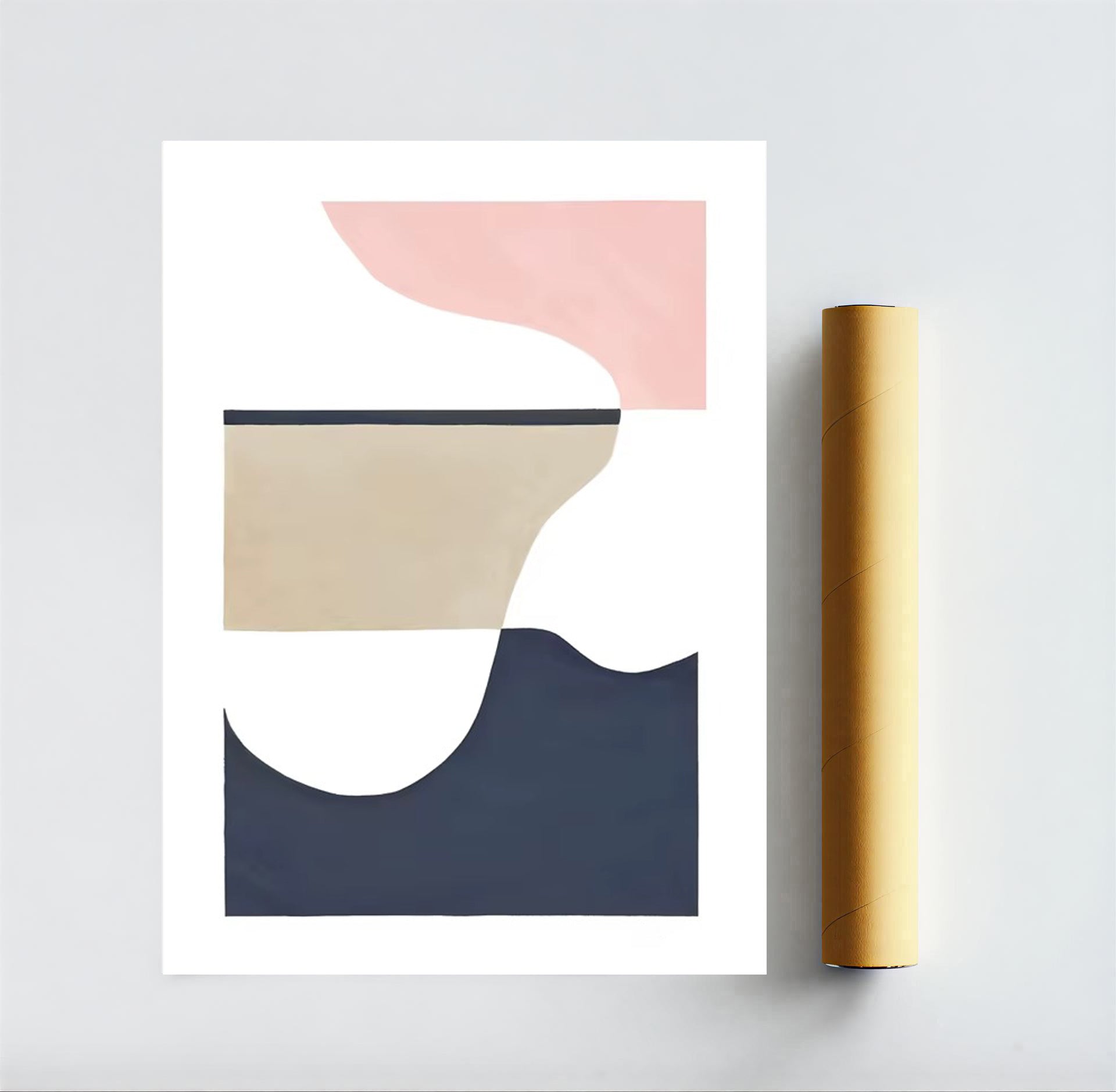 Lámina escandinava de diseño minimalista