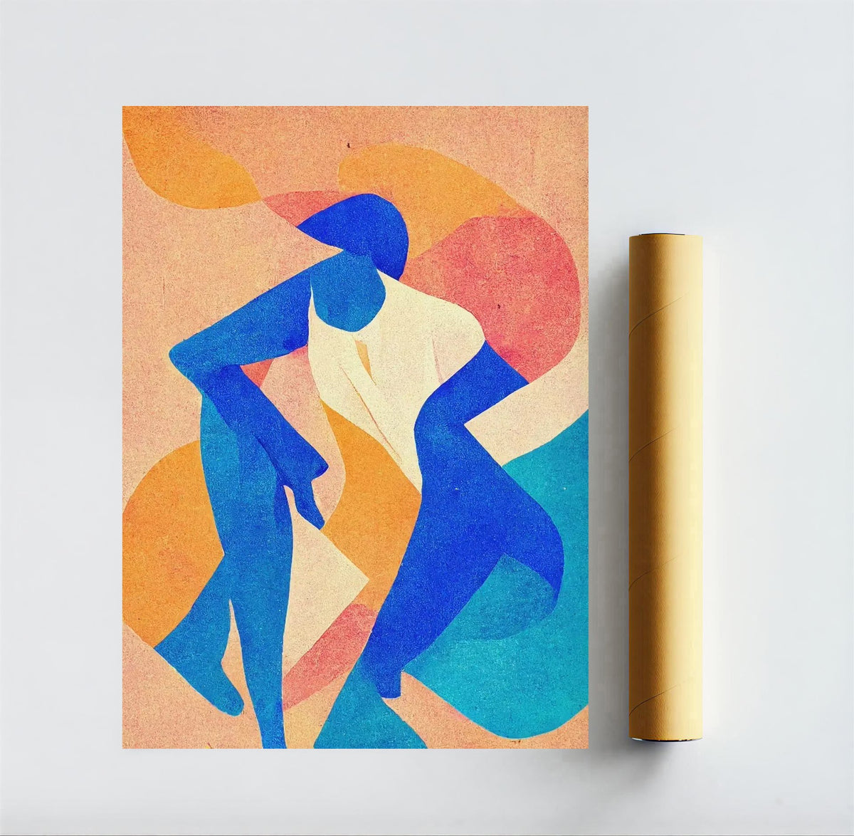 Lámina de arte figurativo abstracto moderno