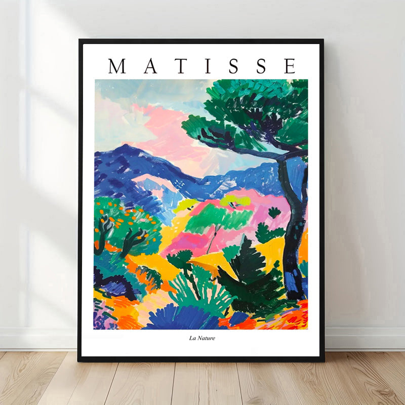 Lámina de paisaje inspirada en Matisse