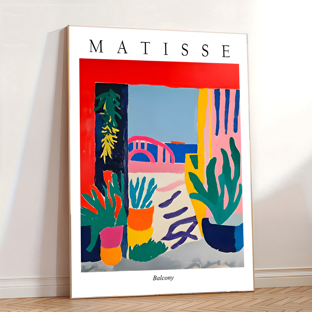Obra de plantas de interior inspirada en Henri Matisse