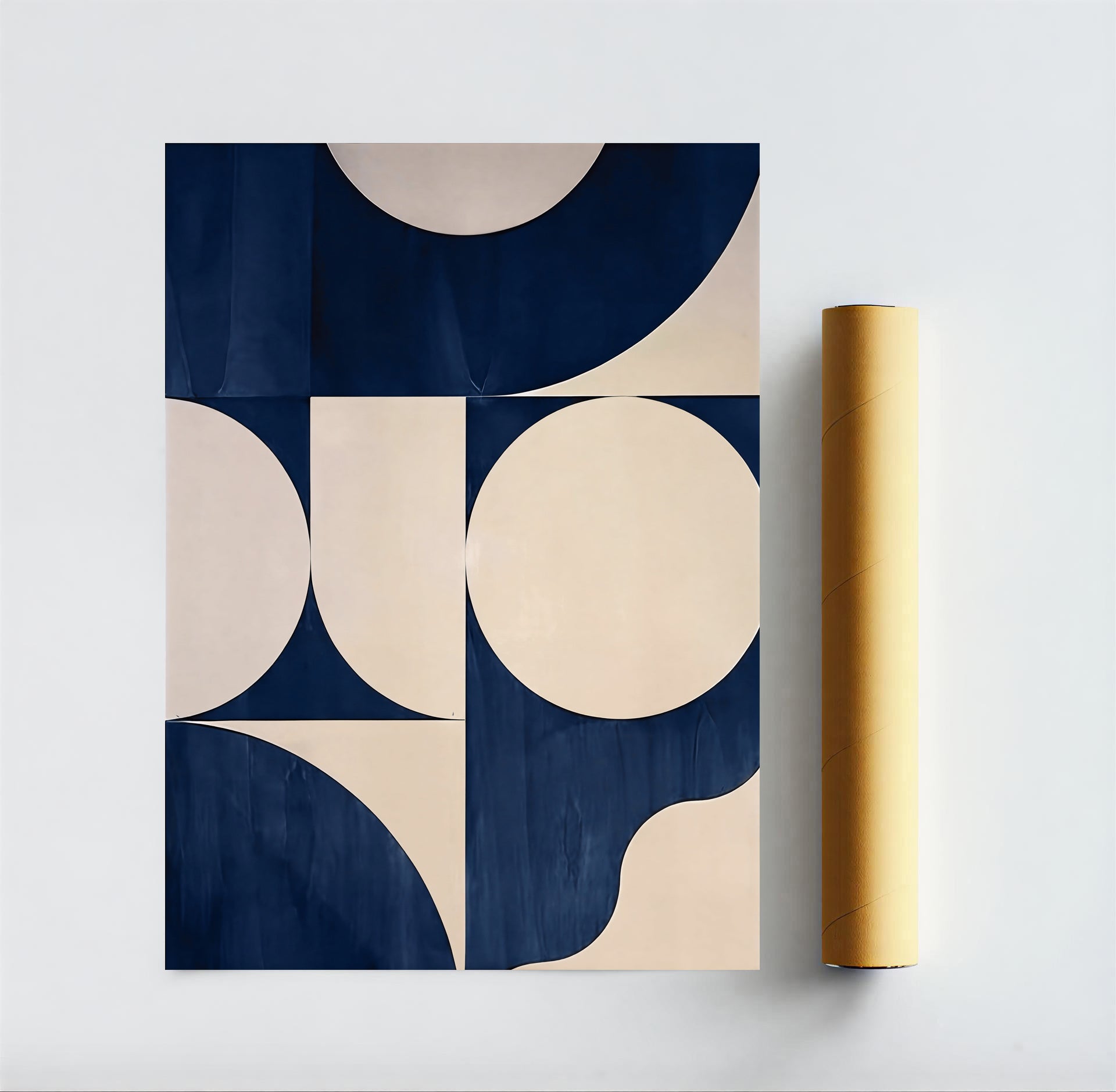 Lámina de arte abstracto geométrico moderno